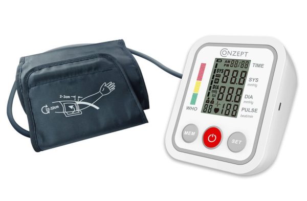 Conzept blodtryksmåler til overarm til batteri og USB