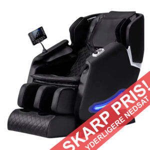 Massagestol 4D Luksus+ med SL-teknologi, Varmeterapi, Stemme Kontrol & Touchskærm - Model A7