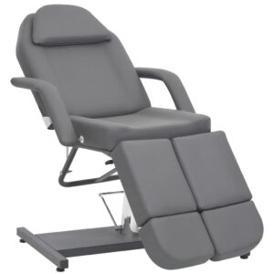 vidaXL behandlerbriks 180x62x78 cm kunstlæder grå