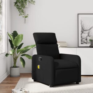 vidaXL massagestol sort kunstlæder