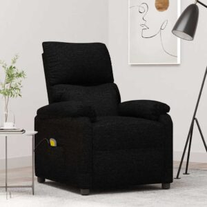 vidaXL massagestol stof sort