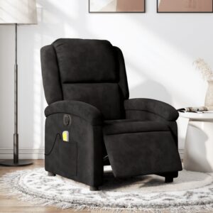 vidaXL massagestol velour sort